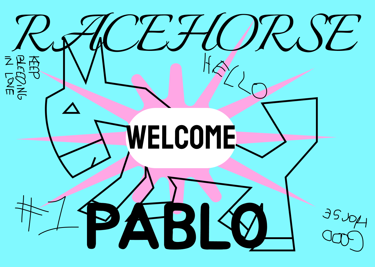 Racehorse Pablo Artwork 5