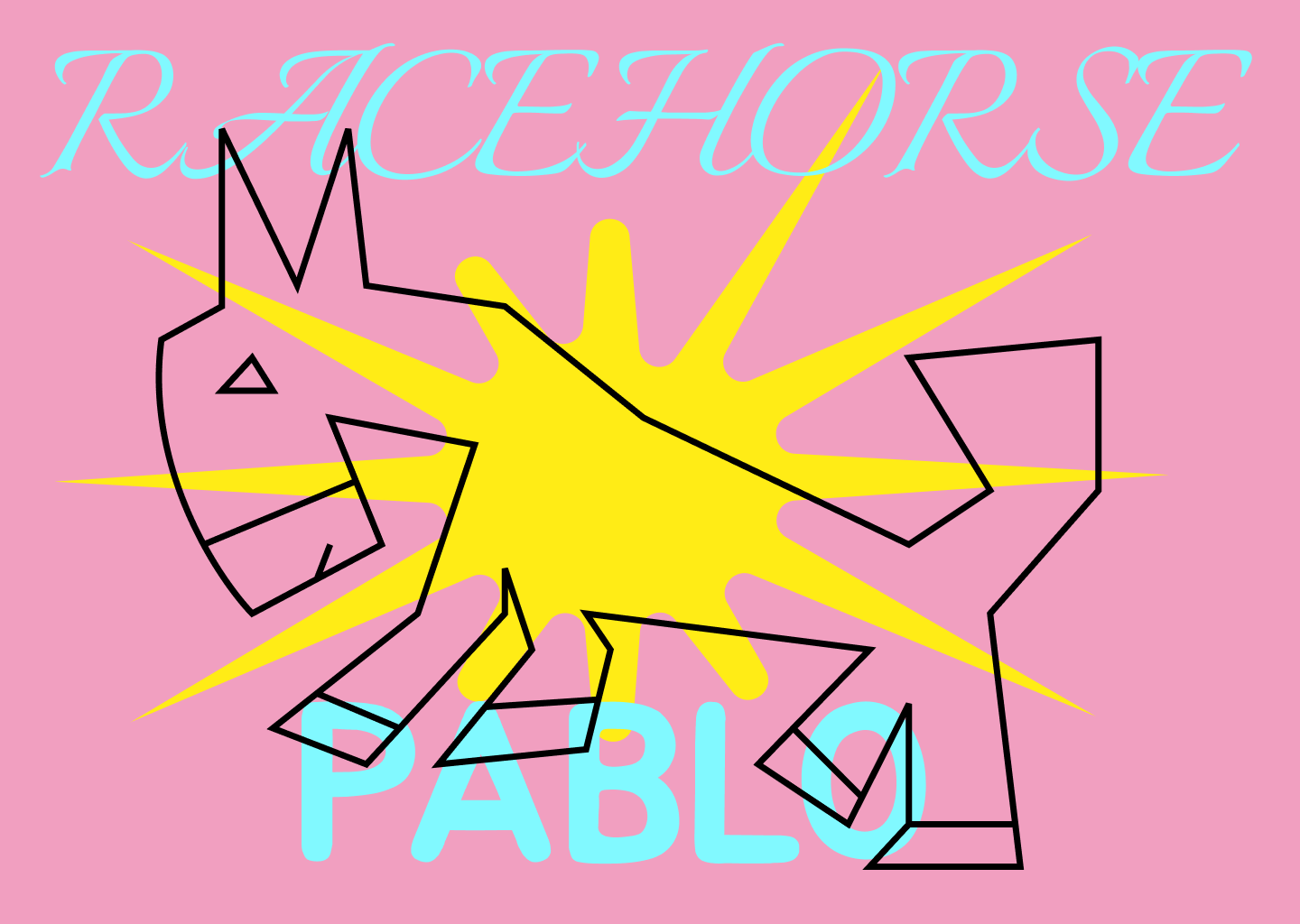 Racehorse Pablo Artwork 3